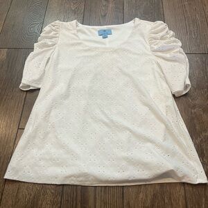 CeCe white dress shirt